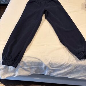 Edikted Navy Blue Straight Leg Pants